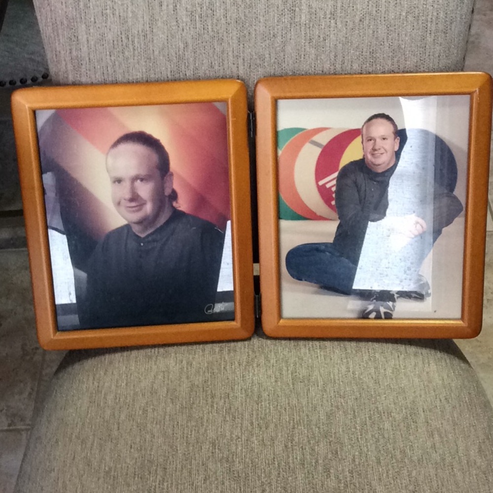 FINAL SALE PRICE Nice Vintage Double Wooden Picture Frame
